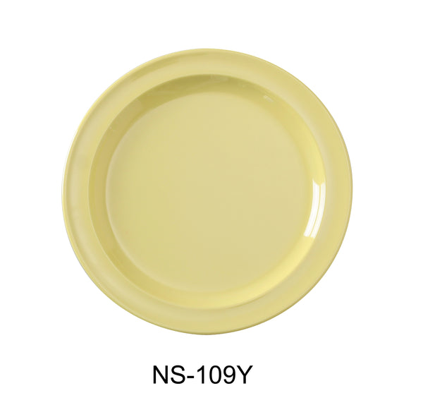 Yanco Nessico Melamine 9" ROUND DINNER PLATE YELLOW