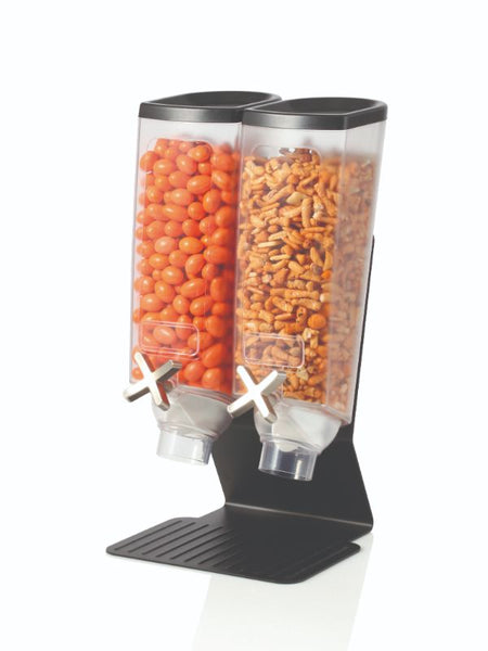 EZ-PRO™ H2B 1 Gal. 2-Container Black Matte Tabletop Dispenser, 1 EA