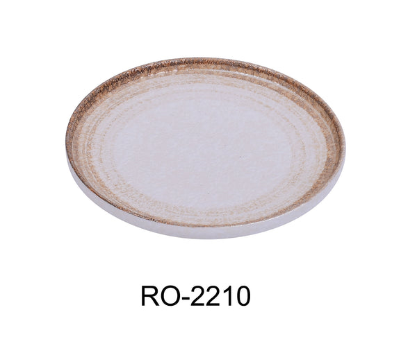 Yanco Rockeye-2 Chinaware 10" X 1 1/8" ROUND PLATE