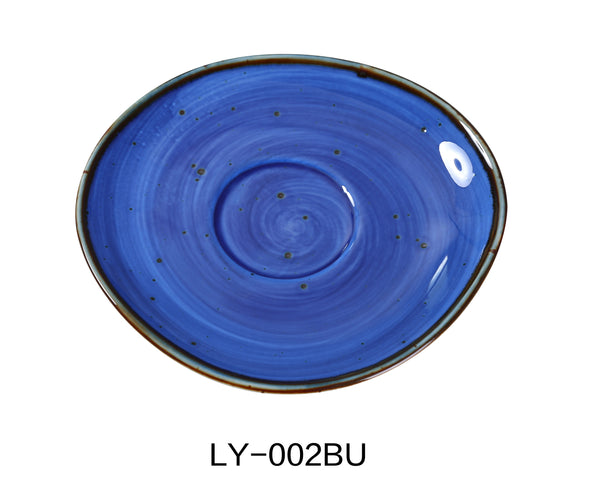 Yanco Lyon-Blue Chinaware 6 1/2" X 3/4"SAUCER BLUE