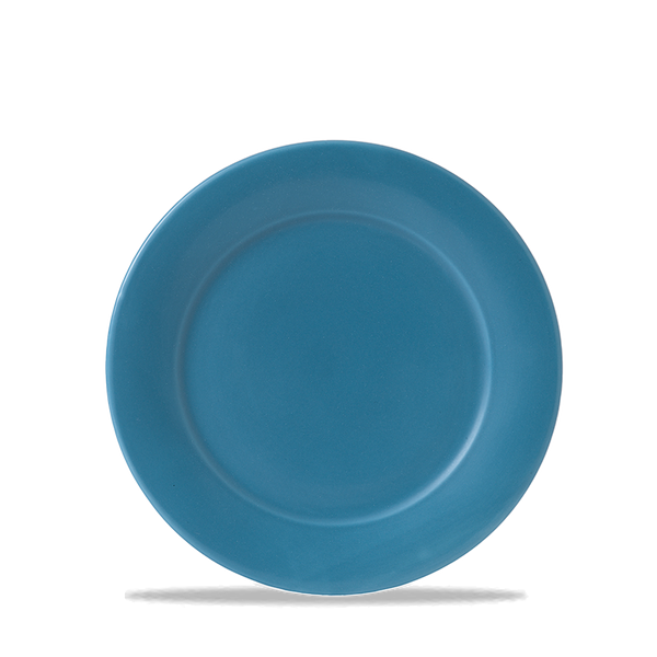 Blue Glaze Mid Rim Plate 8" Box 6