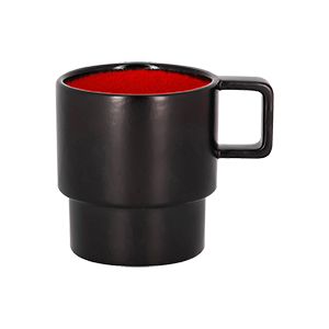 COFFEE CUP, 2.95"D, 6.75 OZ, RED