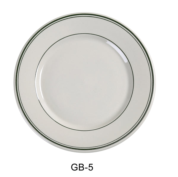 Yanco Green Band Chinaware 5 1/2" PLATE