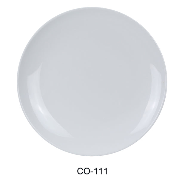 Yanco Coupe Pattern Melamine 11" ROUND PLATE