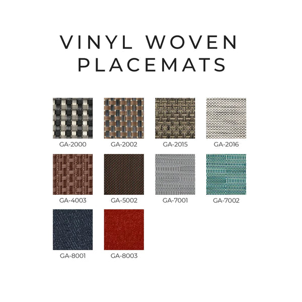 GA VINYL WOVEN PLACEMATS