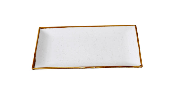 Yanco Glory Chinaware 8 1/2" X 5" X 3/4" RECTANGULAR PLATE