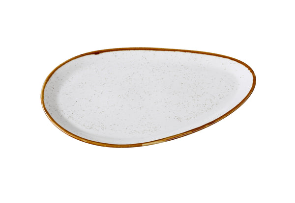 Yanco Glory Chinaware 11 7/8" X 7 3/4" X 3/4" OVAL PLATE