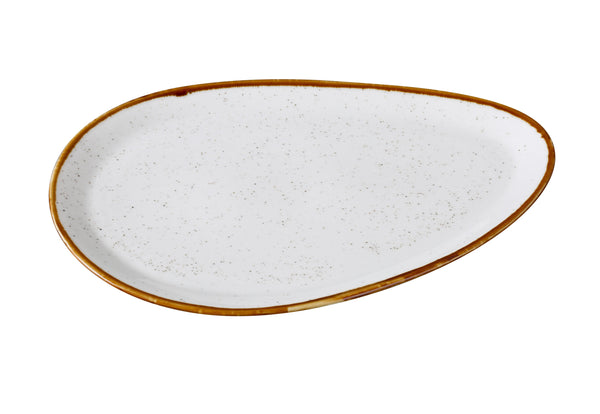 Yanco Glory Chinaware 13 7/8" X 9 3/4" X 7/8" OVAL PLATE