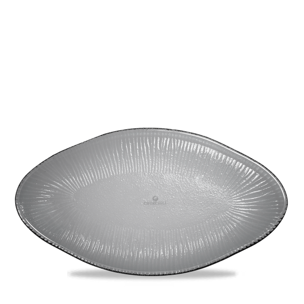 Bamboo Organic Glass  Oval Platter 11 3/4X6 3/8" Box 6