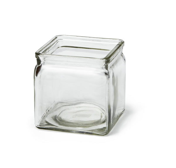 Square Clear Glass Jar (Set of 3 pcs.), 1 SET