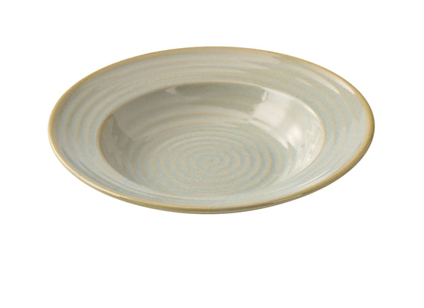 Yanco Golden Coast Chinaware 8" X 5 1/2" X 1 5/8" SOUP PLATE 8.5 OZ