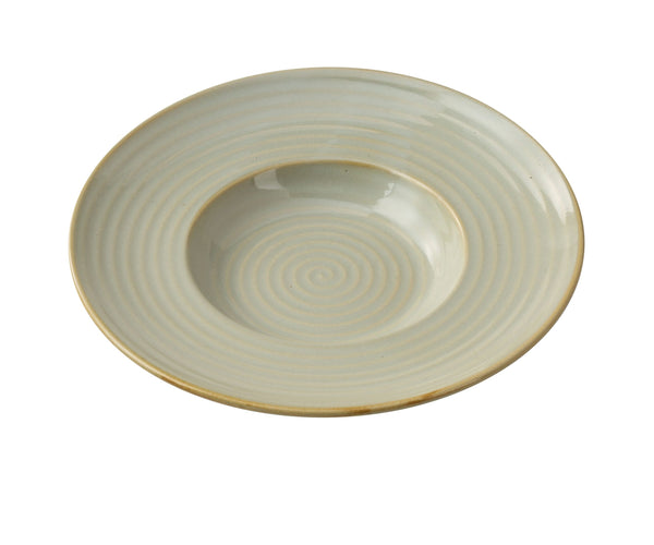 Yanco Golden Coast Chinaware 10 1/2" X 5 3/4" X 1 3/4" PASTA/SALAD BOWL 10 OZ