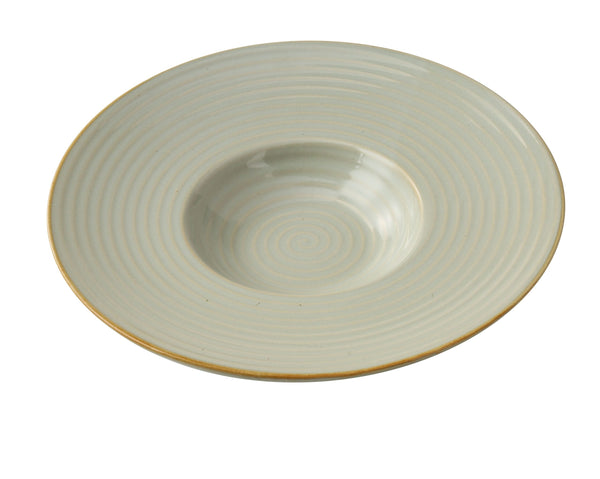 Yanco Golden Coast Chinaware 12" X 5 7/8" X 2" DESSERT PLATE 12 OZ