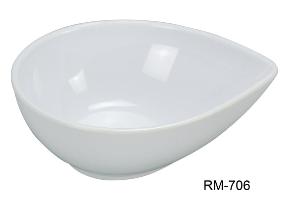 Yanco Rome Melamine 5 3/4" X 4 1/2" X 2" WATERDROP SHAPE DISH 10 OZ