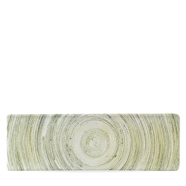 ELEMENTS FERN OBLONG PLATE 33X11CM BOX 6