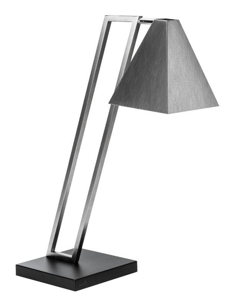 Single Stainless Steel Pyramid Heat Lamp w/Metal Base, 1 EA