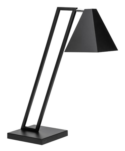 Single Black Matte Pyramid Heat Lamp w/Metal Base, 1 EA