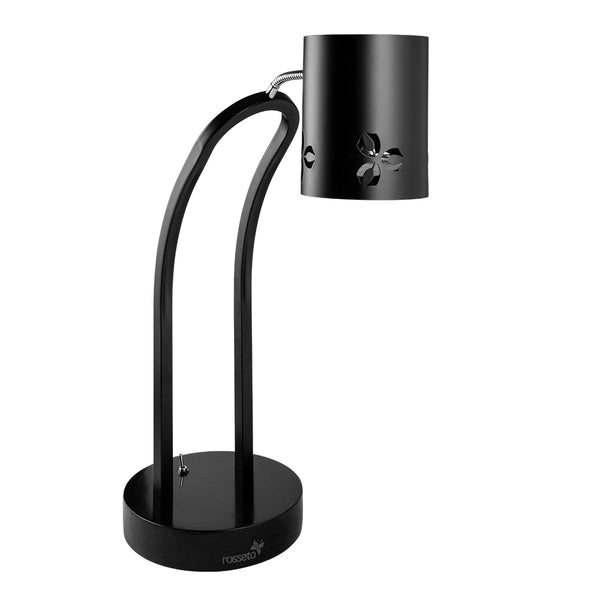 Iris™ Single Black Matte Heat Lamp, with Black Metal Base, 1 EA