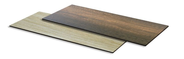 Walnut/Natural Wood Narrow Reversible HPL Surface