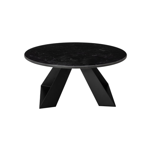Alto 14" Round Black Marble HPL Riser w/6? Black Legs