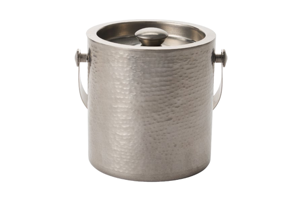 Ice Bucket Vintage Hammered