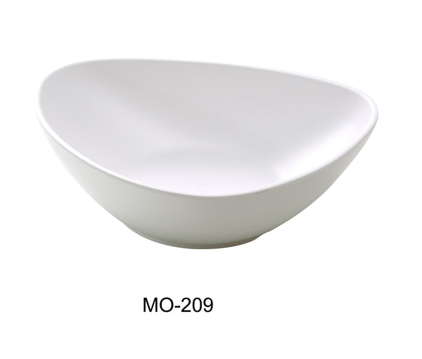 Yanco Moderne Melamine 9" X 7" X 2 1/2" DEEP TRIANGLE/SOUP PLATE