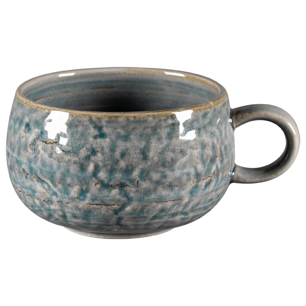 BREAKFAST CUP, 4.15"D, 11.85 OZ, INDIGO