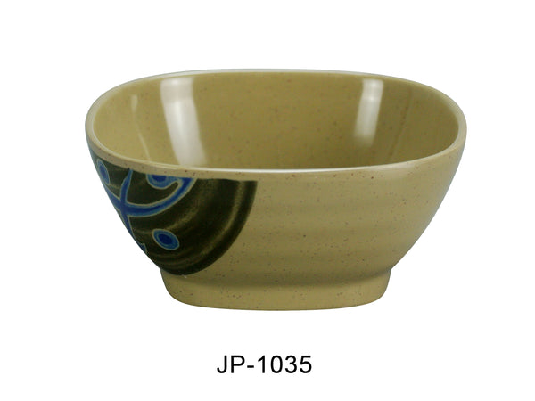 Yanco Japanese Melamine 4 3/8" X SQUARE BOWL