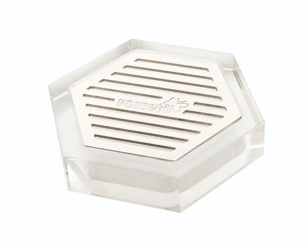 Honeycomb™ Acrylic Drip Tray with Stainless Steel Insert, 1 EA