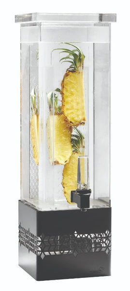 Mosaic 2 Gal. Beverage Dispenser with Black Matte Base, 1 EA