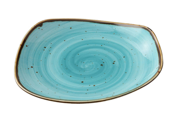 Yanco Lyon-Turquoise Chinaware 5 3/4" X 3/4" PLATE TURQUOISE