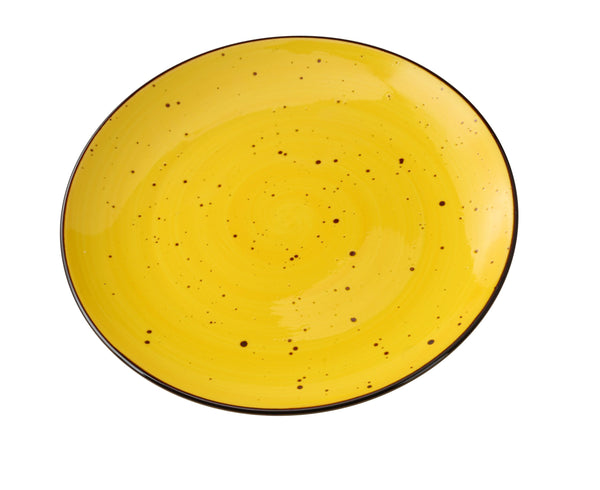 Yanco Lyon-Yellow Chinaware 7 1/4" X 3/4" COUPE PLATE YELLOW