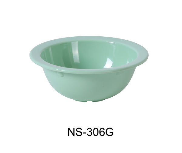 Yanco Nessico Melamine 5 3/4" GRAPEFRUIT BOWL 13 OZ GREEN