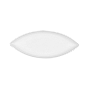 BREAD PLATE OVAL, 13"L, IVORIS