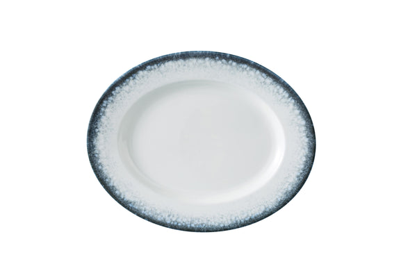 Yanco Mars Chinaware 12" X 9 1/2" X 1" OVAL PLATE