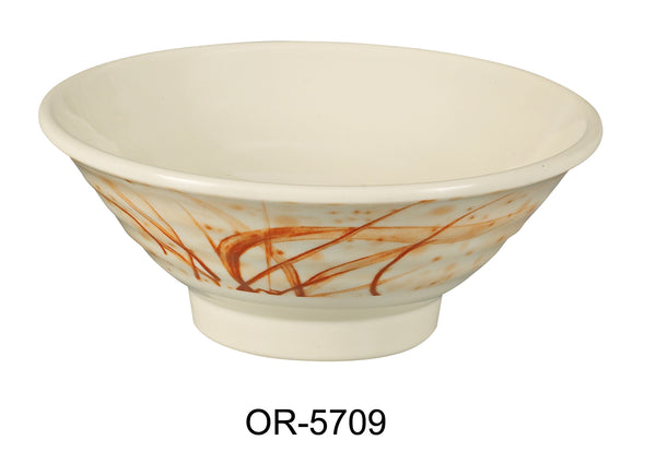 Yanco Orchis Melamine 9 1/2" X 3 1/2"H BOWL 62 OZ