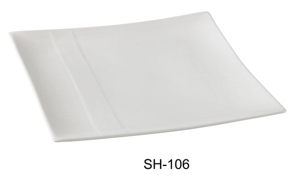 Yanco Shanghai Chinaware 6 1/4" SQUARE PLATE