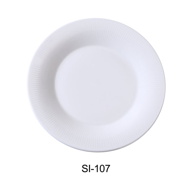 Yanco Siena Chinaware 7" X 3/4" ROUND PLATE