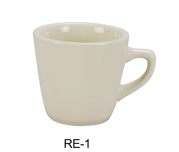 Yanco Recovery Chinaware 3 3/8" X 2 3/4" TALL CUP 7 OZ