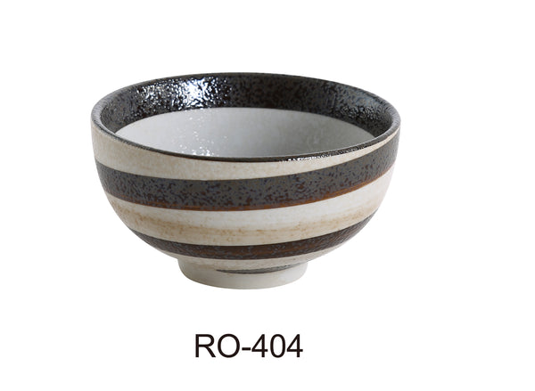 Yanco Rockeye Chinaware 4 3/8" RICE BOWL 9 OZ