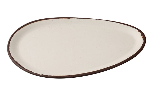 Yanco Nature Art Melamine 9 3/4" X 6" X 1/2" OVAL PLATE