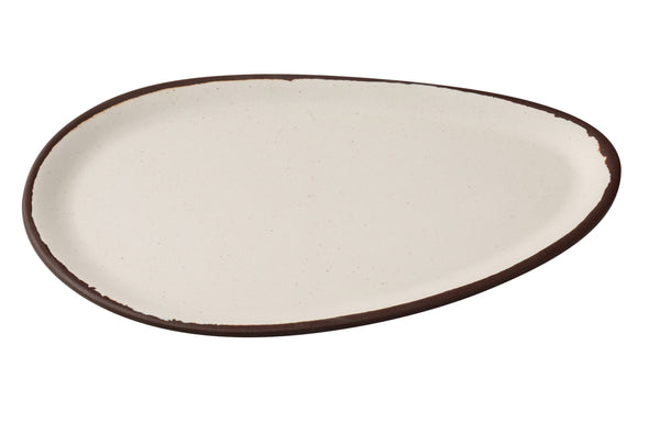 Yanco Nature Art Melamine 14" X 9 3/4" X 1/2" OVAL PLATE