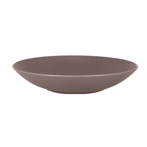 DEEP COUPE PLATE, 11.8"D, 64.25 OZ, CHESTNUT BROWN