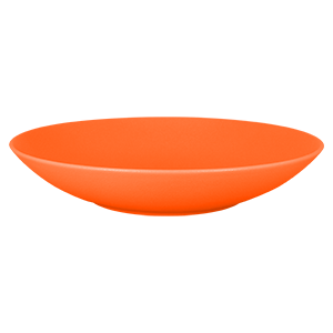 DEEP COUPE PLATE, 11.8"D, 64.25 OZ, PEACH ORANGE