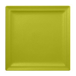 SQUARE FLAT PLATE, 11.8"L, 11.8"W, KIWI GREEN