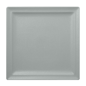 SQUARE FLAT PLATE, 11.8"L, 11.8"W, PITAYA GREY