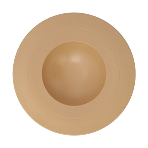 DEEP PLATE, 11.4"D, PEACH ORANGE