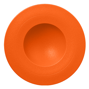 DEEP PLATE, 11.4"D, TANGERINE ORANGE