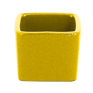 SMALL CUBE, 1.95"L, 1.95"W, 2.05 OZ, CORN YELLOW