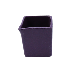 SQUARE CREAMER/GRAVY BOAT, 2.1"L, 2.1"W, 2.7 OZ, PLUM PURPLE